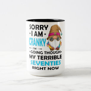 Entschuldige, dass ich seltsam bin, dass ich durch zweifarbige tasse