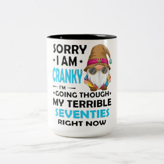 Entschuldige, dass ich seltsam bin, dass ich durch zweifarbige tasse