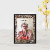 Entschuldige, dass ich so spät bin karte (Gelbe Blume)