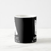 Entschuldige, dass ich spät dran bin kaffeetasse (Mittel)