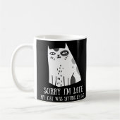 Entschuldige, dass ich spät dran bin kaffeetasse (Links)