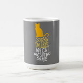 Entschuldige, dass ich spät dran bin kaffeetasse (Mittel)