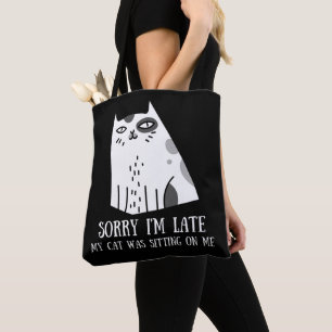Entschuldige, dass ich spät dran bin tasche