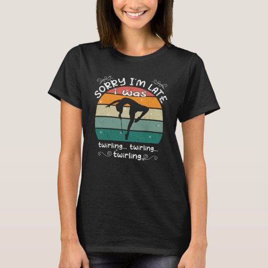 Entschuldige, dass ich spät dran war, als ich mit  T-Shirt (Vorderseite)
