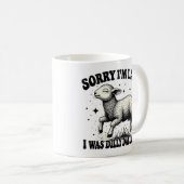 Entschuldige, dass ich spät dran war. kaffeetasse (VorderseiteRechts)