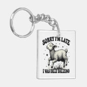 Entschuldige, dass ich spät dran war. schlüsselanhänger (Vorderseite links)