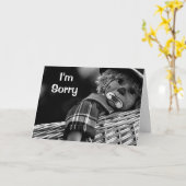 Entschuldige, dass ich traurig bin, bitte verzeihe karte (Gelbe Blume)