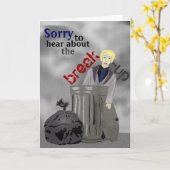 Entschuldige, dass ich von der Unterbrechung höre. Karte (Gelbe Blume)