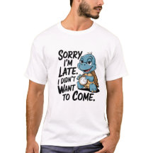 "Entschuldige, dass ich zu spät bin. Ich habe nich