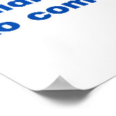 Entschuldige, dass ich zu spät bin. Ich habe nicht Poster (Ecke)