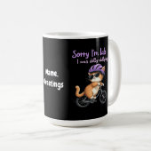 Entschuldige, dass ich zu spät bin, ich war tot mi kaffeetasse (VorderseiteRechts)