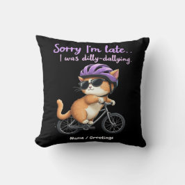 Entschuldige, dass ich zu spät bin, ich war tot mi kissen