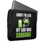 Entschuldige, dass ich zu spät in meinem Auto war Laptopschutzhülle (Vorne Rechts)