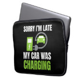 Entschuldige, dass ich zu spät in meinem Auto war Laptopschutzhülle (Vorderseite Links)