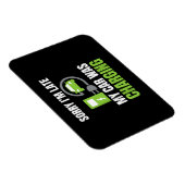 Entschuldige, dass ich zu spät in meinem Auto war Magnet (Rechte Seite)