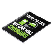 Entschuldige, dass ich zu spät in meinem Auto war Notizblock (Linke Seite)