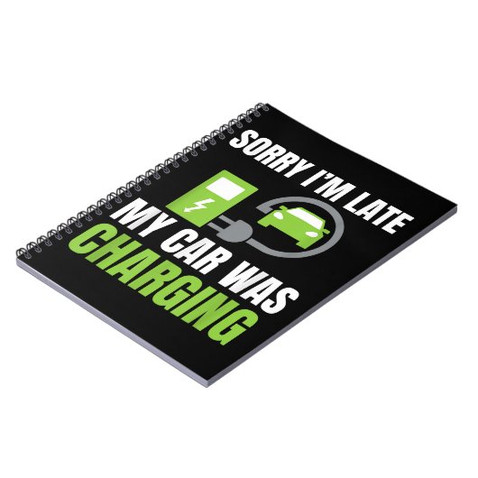 Entschuldige, dass ich zu spät in meinem Auto war  Notizblock (Linke Seite)