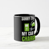 Entschuldige, dass ich zu spät in meinem Auto war Tasse (VorderseiteRechts)