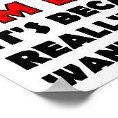 Entschuldige, dass ich zu spät komme poster (Ecke)