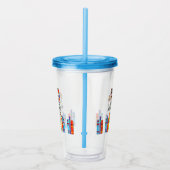 Entschuldige, dass ich zu spät mein Buch fertigste Acryltrinkbecher (Rechts)