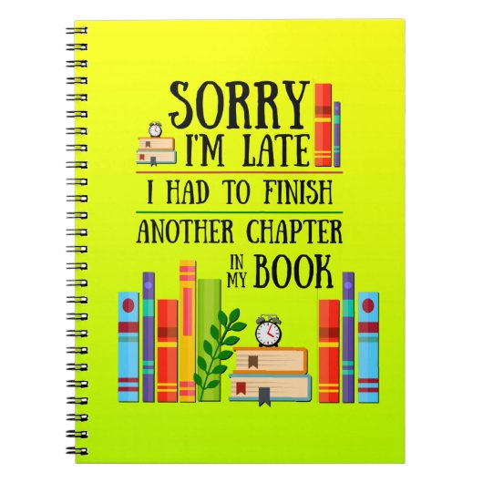 Entschuldige, dass ich zu spät sein musste, um mei notizblock (Vorderseite)