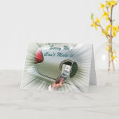 Entschuldige, dass wir keine Karte erstellen könne (Gelbe Blume)