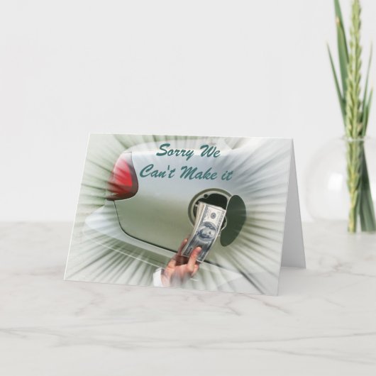 Entschuldige, dass wir keine Karte erstellen könne (Vorderseite)