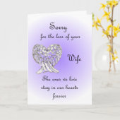 Entschuldige den Verlust deiner Ehefrau Karte (Gelbe Blume)