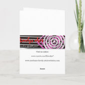 Entschuldige die Grußkarte Karte (Rückseite)