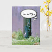 Entschuldige die Grußkarte Karte (Gelbe Blume)