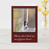 Entschuldige die Karte - Sperre mich nicht aus (Gelbe Blume)