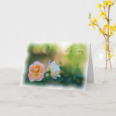Entschuldige die Rosenkarte. Karte (Gelbe Blume)