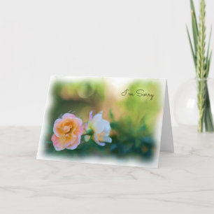 Entschuldige die Rosenkarte. Karte