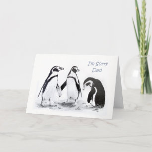 Entschuldige die Vater Card Karte