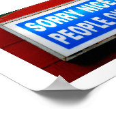 Entschuldige nur nette Leute Poster (Ecke)