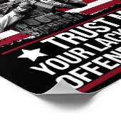 Entschuldige, wenn mein Patriotismus dich beleidig Poster (Ecke)