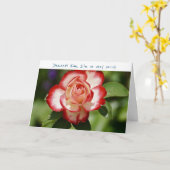 Entschuldigen Sie bitte die Entschuldigung für Red Karte (Gelbe Blume)