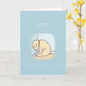 Entschuldigen Sie bitte meine schlechten Welpenent Karte (Gelbe Blume)