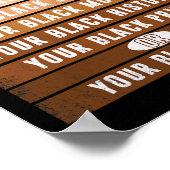 Entschuldigen Sie Black History Month Blm Melanin Poster (Ecke)