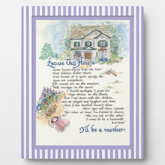 Entschuldigen Sie, Calligrafy - Audrey Jeanne Fotoplatte (Vorderseite)