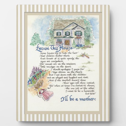 Entschuldigen Sie, Calligrafy - Audrey Jeanne Fotoplatte (Vorderseite)