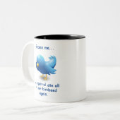 Entschuldigen Sie...Das Eichhörnchen hat all unser Zweifarbige Tasse (Vorderseite Links)