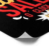 Entschuldigen Sie, dass es Yard Sale oder Uhr ist Poster (Ecke)