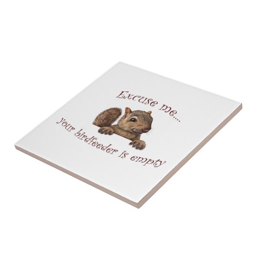 Entschuldigen Sie, dass Ihr Vogelzueder leer ist Fliese (Seite)