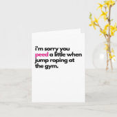 Entschuldigen Sie, dass Sie die Sympathiekarte gep Karte (Gelbe Blume)