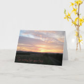 Entschuldigen Sie den Verlust (Verlust eines Tiere Karte (Gelbe Blume)