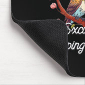 Entschuldigen Sie die Chirping Lovebirds Hochzeit Mousepad (Ecke)