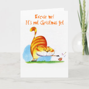 Entschuldigen Sie! Es ist noch nicht Weihnachten