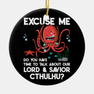 Entschuldigen Sie, haben Sie Zeit, über unseren He Keramik Ornament