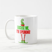 Entschuldigen Sie, ich#39;m Speaking Funny Kamala  Kaffeetasse (Links)